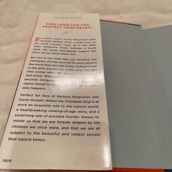 Where the Crawdads Sing by Delia Owens Hardcover - Picture 3 of 3